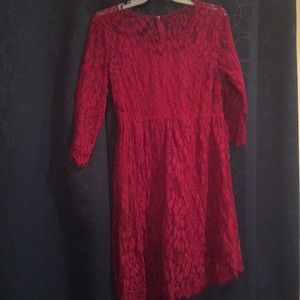Wine Lace Torrid Dress 16